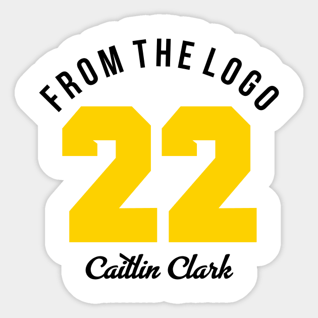 from the logo caitlin clark Sticker by ciyoriy